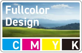 CMYK4色フルカラー印刷